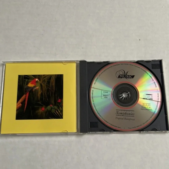 Natures Symphonies Tropical Rainforest Music CD 1989 Amazon Morning - Picture 3 of 4